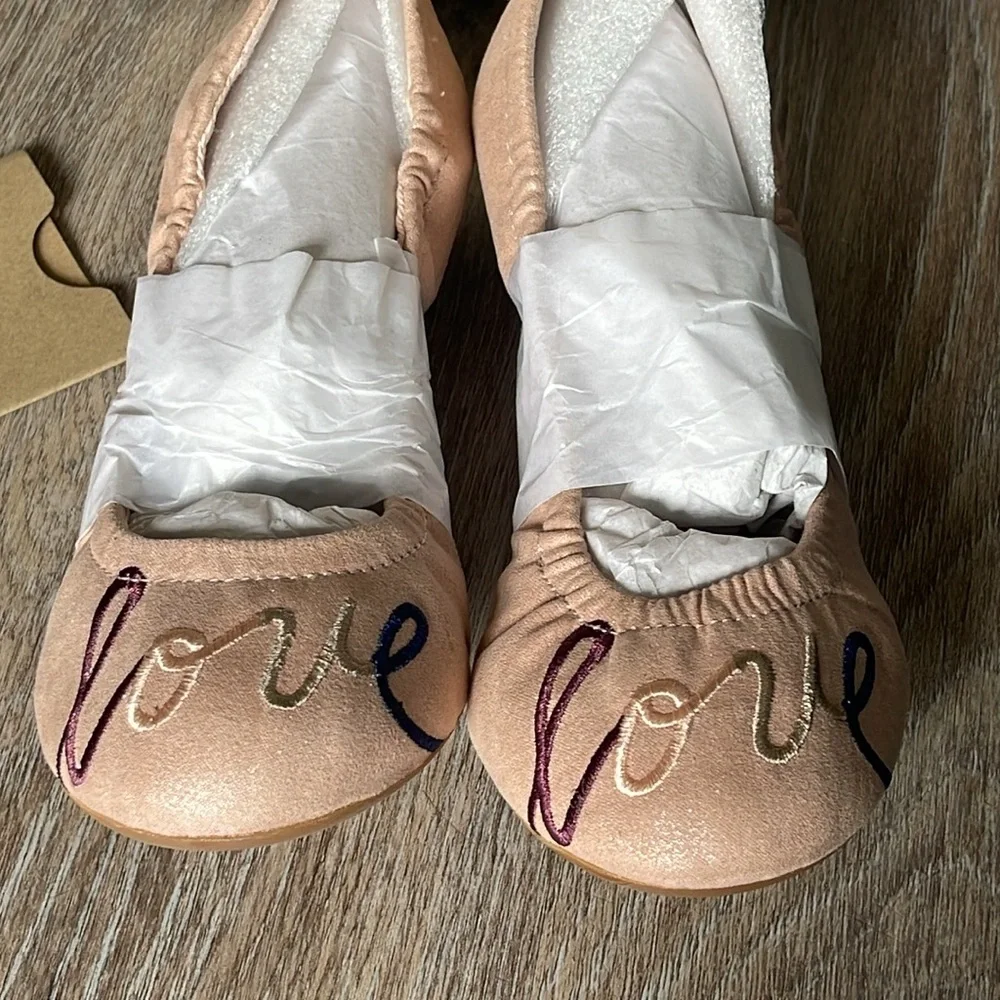 ED Ellen Degeneres Langlee Pink Ballet Flats Size 13 Medium